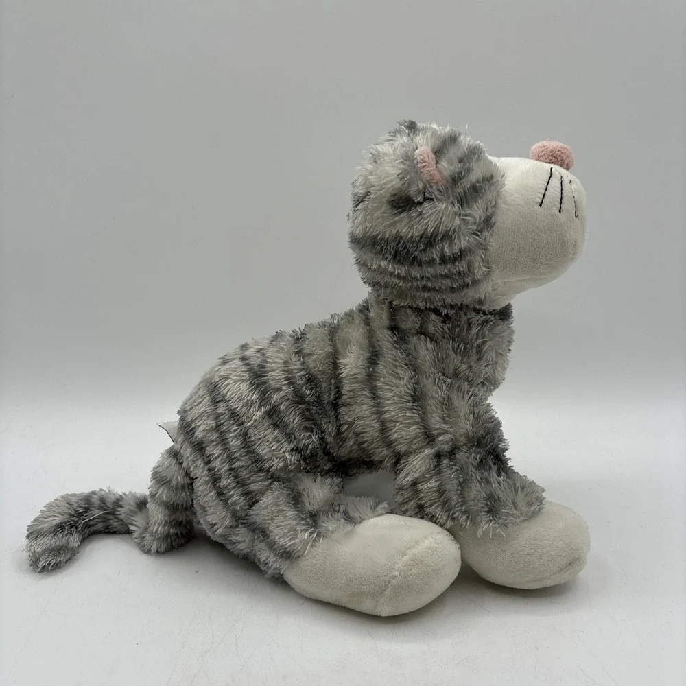 Webkinz Ganz Cheeky Cat Sterling Gray Stripe HM496 No Code Great Condition‎